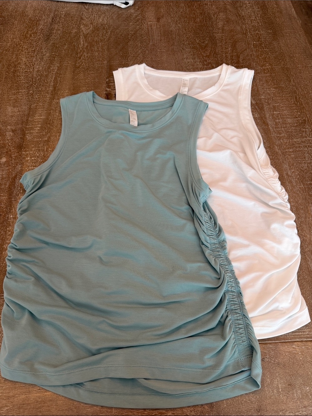 2 ruched tops by Zella size M
